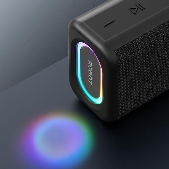 Terbaik Robot RB180 Portable Speaker Outdoor Mini Bluetooth 5.4 RGB Waterproof IPX4 TWS Original - G