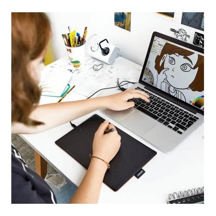 Wer_Sandi - Wacom One Small Ctl-472 Pentab Garansi Resmi Drawing Tablet