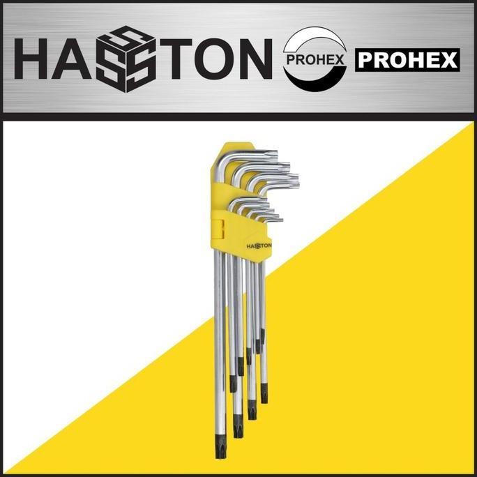 Set- Hasston Prohex Kunci L 9Pcs Bintang 18Cm (1866-901)