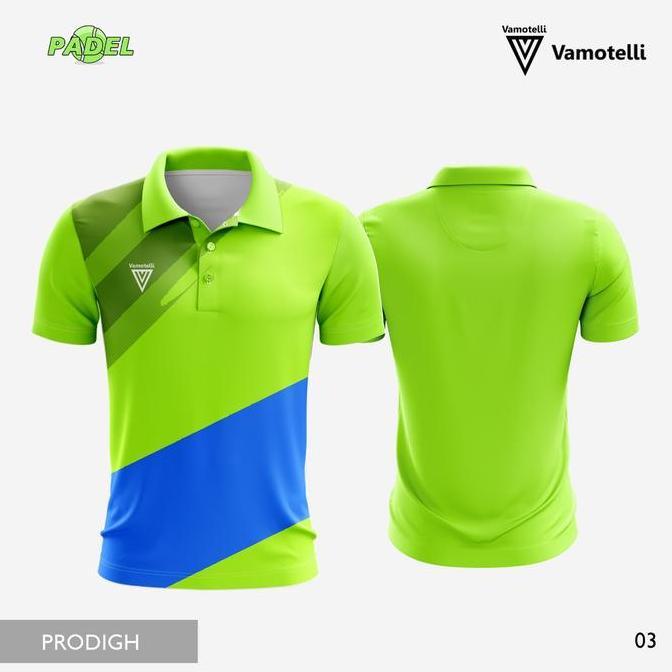 Tins- Vamotelli Kaos Polo Padel Dryfit Jersey Padel Tennis