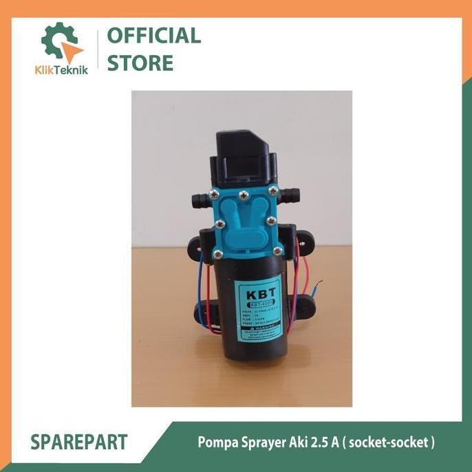 Pump Assy Auto/pompa sprayer aki 2.5 Ampere socket-socket YM16A YMR