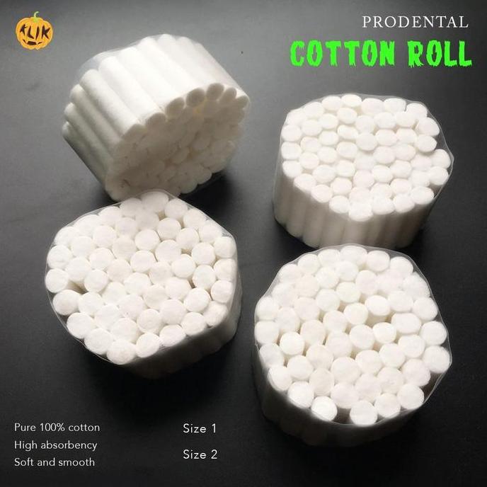 KLIK DENTAL Cotton Roll Prodental Size 2 - isi 1 pack
