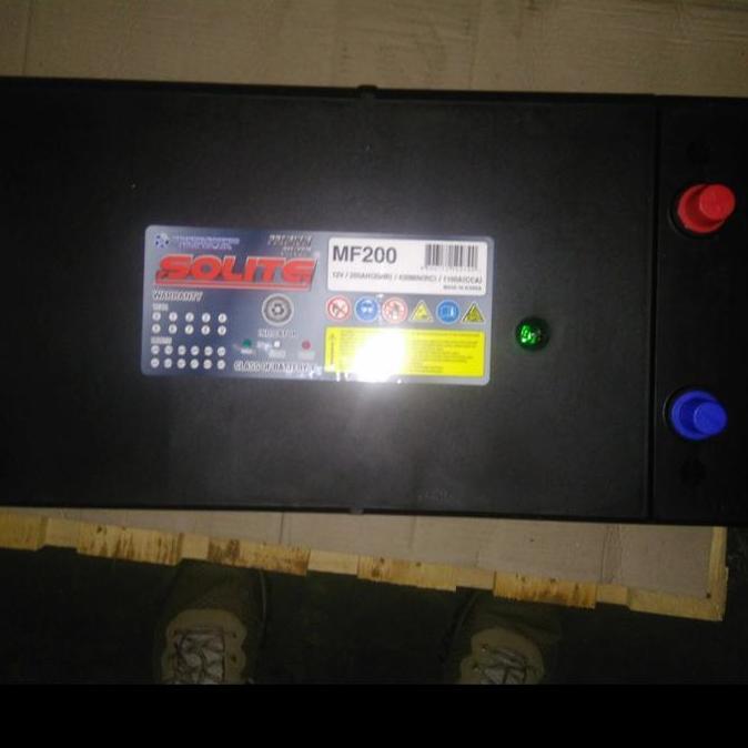 Aki 200ah 12v 200ah N200 Solite