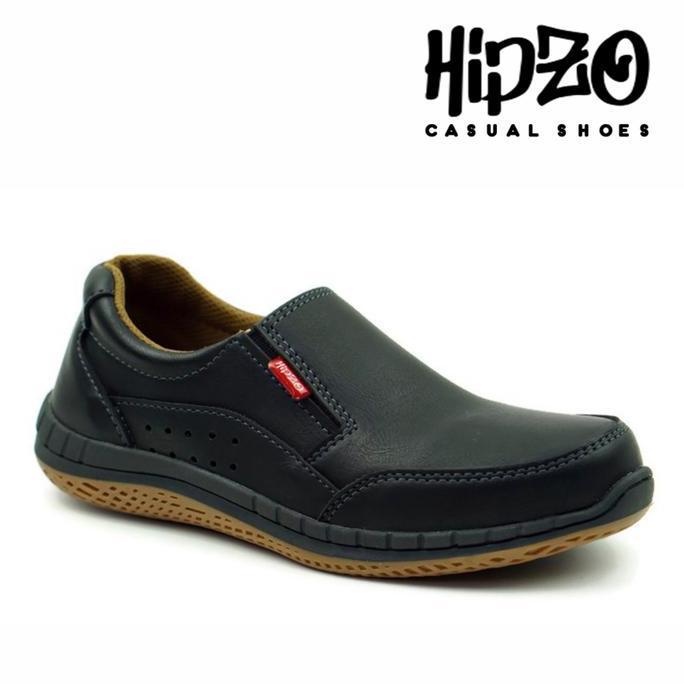 Shoe- Sepatu Pria Casual Slip On Hipzo M035 Sepatu Cowok Kerja Casual Sepatu Pria Karet Flat Shoes
