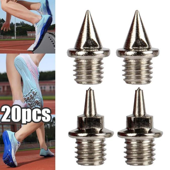 SHAKESPARE 20Pcs Paku Sepatu Lari Paku Sepatu Golf DIY Sepatu Paku Sepatu Spike