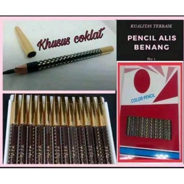 5Tipavinia - Pensil Alis/Celak Mua Viral Tiktok Tahan Lama Pekat Eyebrow Alis - Coklat  - Pencil
