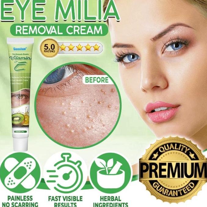 Cream- New- Krim Penghilang Milia Syringoma Xanthelasma Butiran Lemak Sekitar Mata