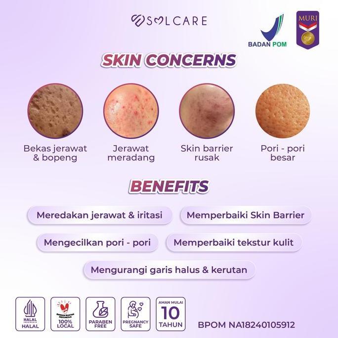 Cream- New- Solcare Bundling Collagen Serum And Cream Moist