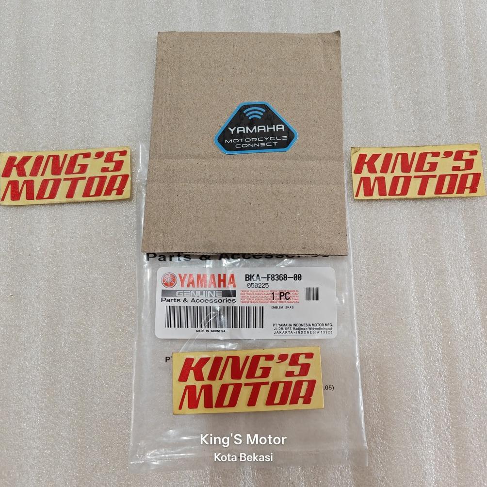 EMBLEM LOGO STICKER STIKER YAMAHA Y-CONNECT YCONNECT YKONEK Y-KONEK BKA F8368 ASLI ORI ORIGINAL YGP 