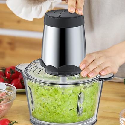 Chopper Blender Daging Penggiling Meat Blender Elektrik Kaca Steel Chopper Grinder / Chopper Elektri
