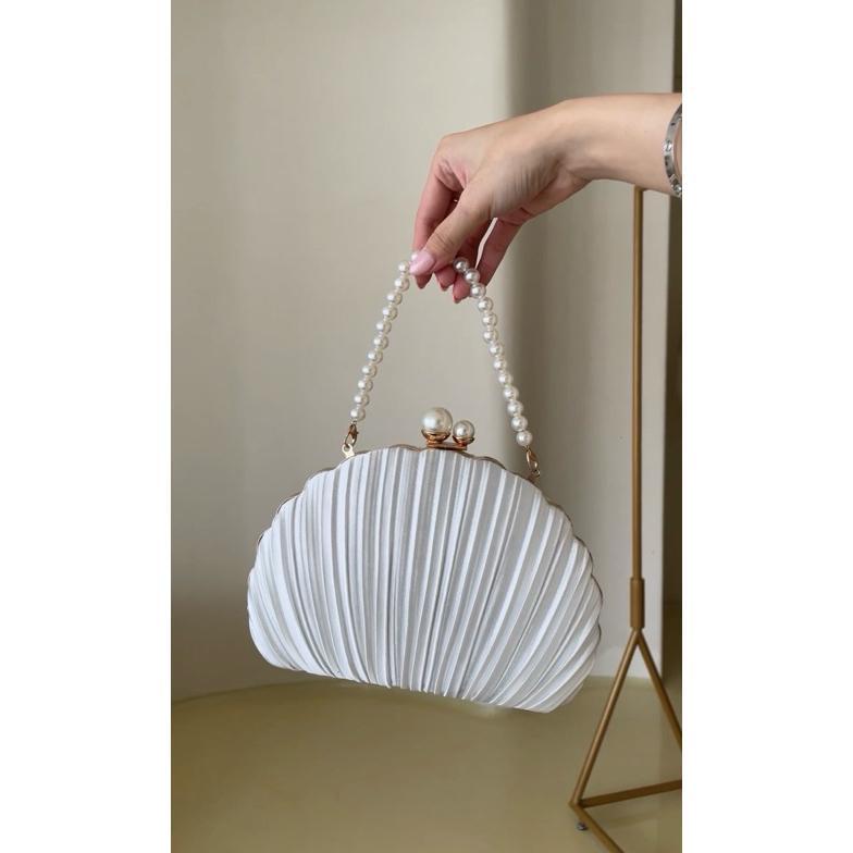 ORIGINAL Davina satin tas pesta- party bag - clutch - seserahan - sangjit - birthday - bridesmaid - 