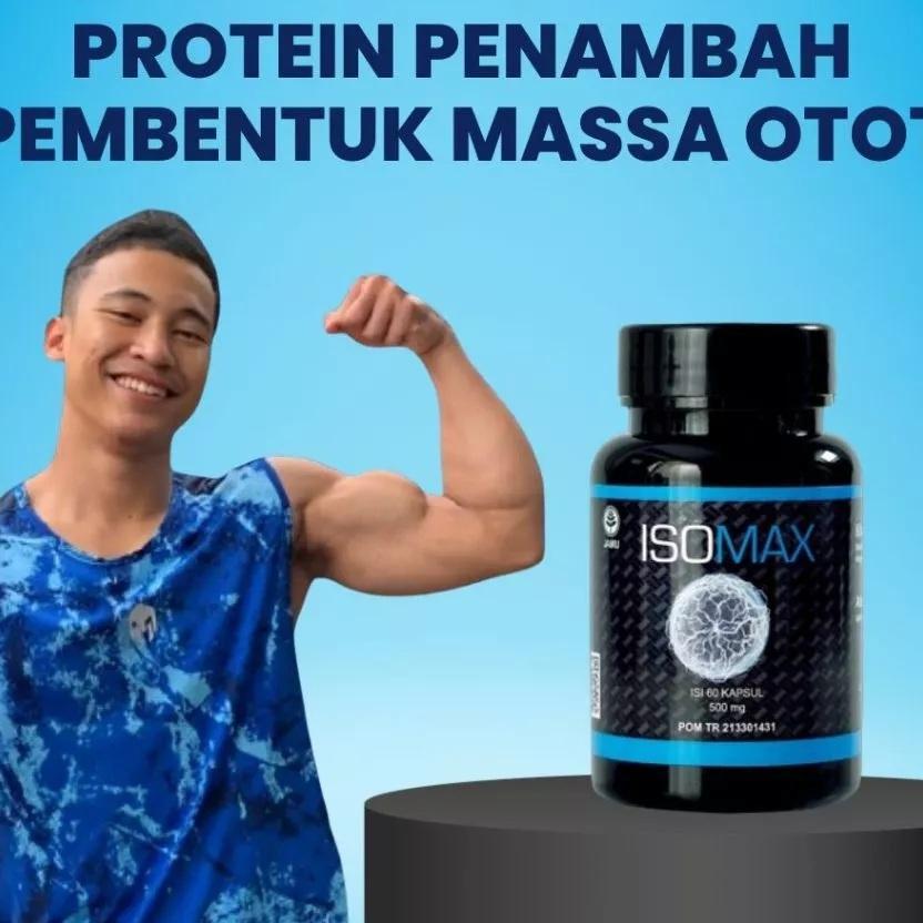 Isomax Protein Penambah Pembentuk Massa Otot Suplemen Gym Stamina Olahraga
