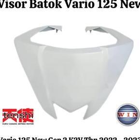 VISOR BATOK K2V VARIO 125 NEW LED GEN2 2023 K2V PUTIH DOFF