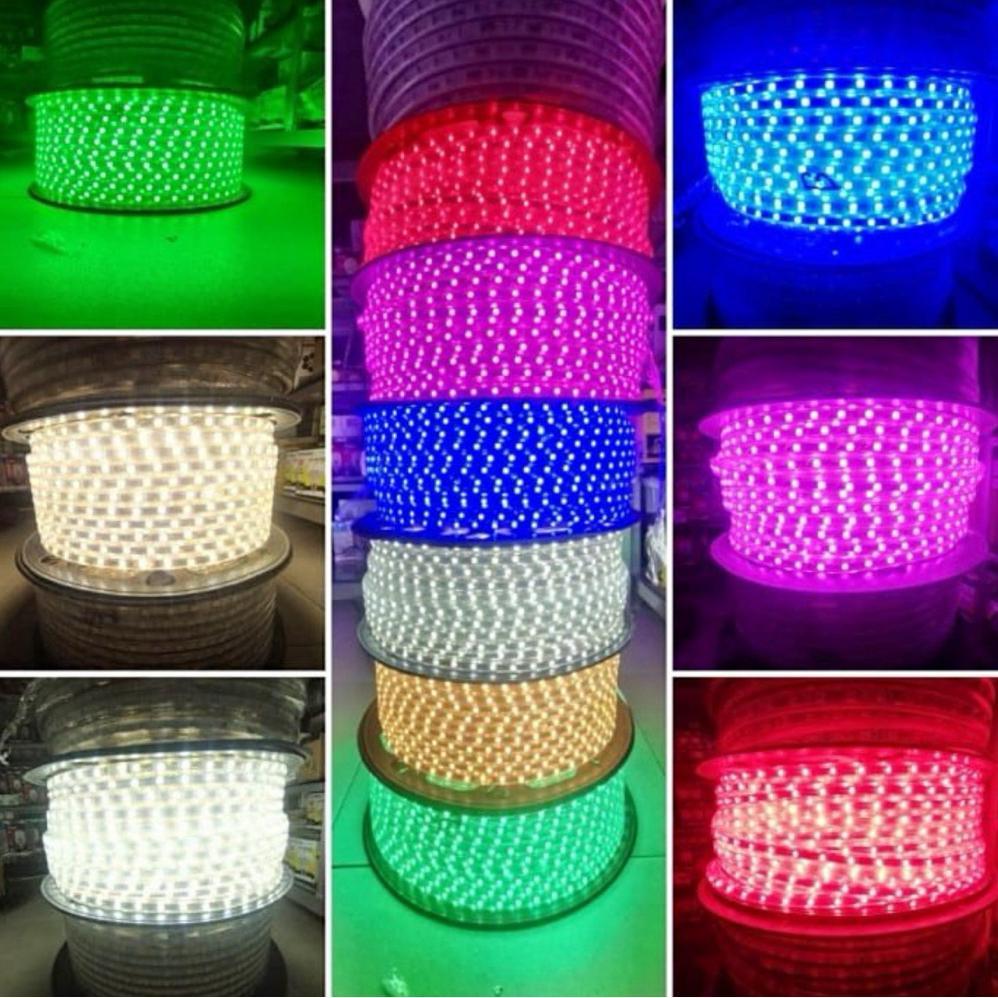 Promo Lampu Led Strip Selang Outdoor Plafon Hiasan Rumah Dan Taman Smd5050 Ac220V