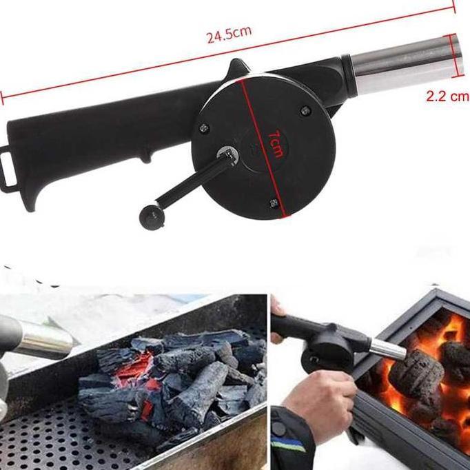 KOLANAME Blower Tangan Manual BBQ Sate Camping