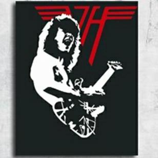 POSTER DINDING VAN HALEN ARTS FB27