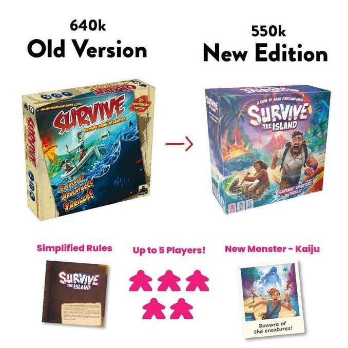 hari.sucipertiwi - survive the island new edition board game - previously escape from atlantis