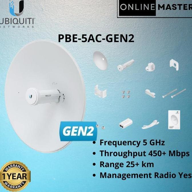 TERMURAH - Ubiquiti Powerbeam 5AC Gen2 PBE-5AC-GEN2