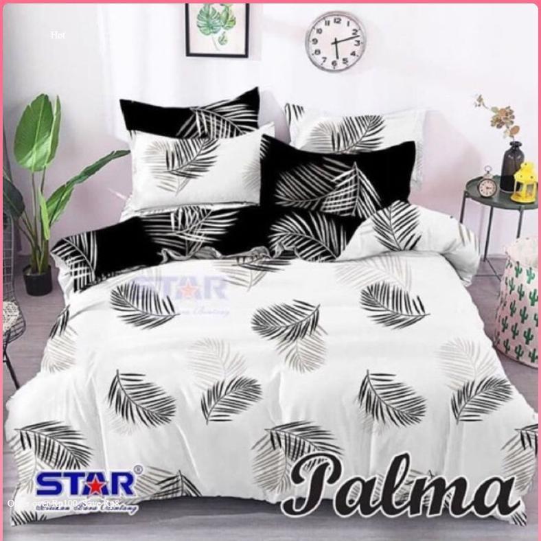 Set Bedcover Palma Putih