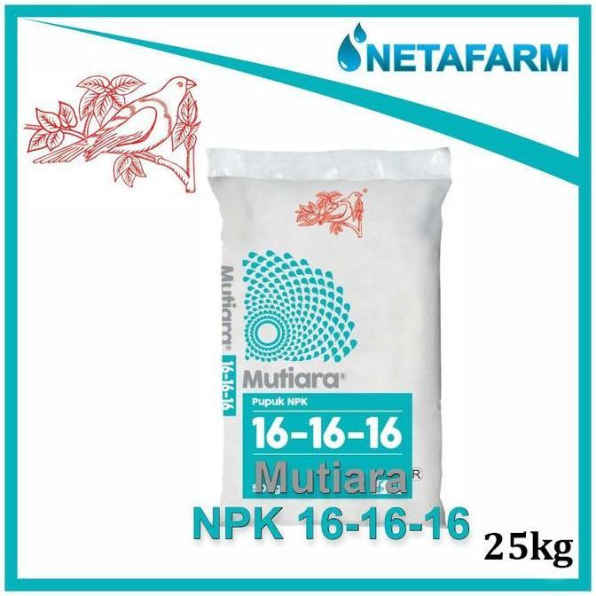 Best Seller Pupuk Meroke Npk Mutiara 16-16-16 - Kemasan Karung 25Kg Premium