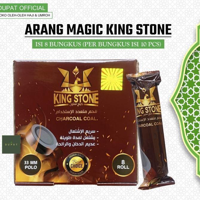 Arang Magic Al Rahal King Stone Hamil Al Musk Arrahal King Stone Hamil Al Musk Charcoal Coal Areng D