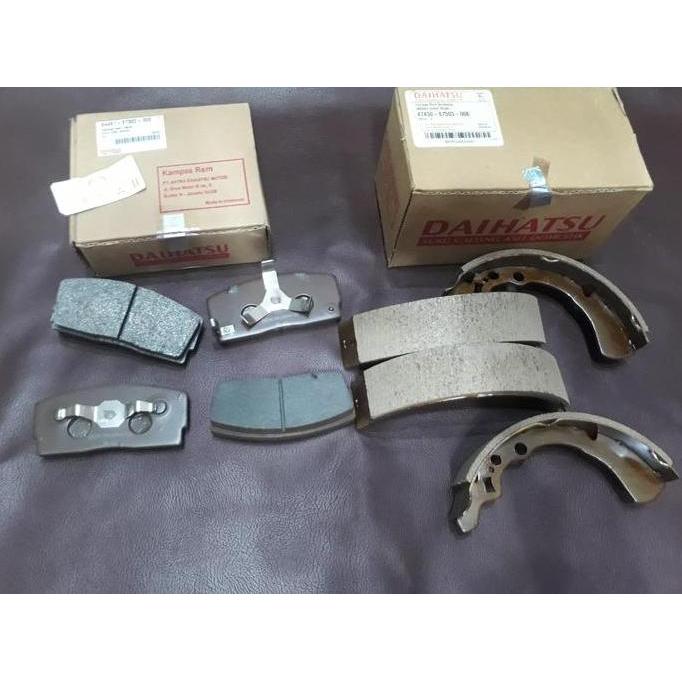 KAMPAS REM DEPAN BELAKANG ZEBRA 1.3-1.5/ESPASS 1.3-1.6 ASLI
