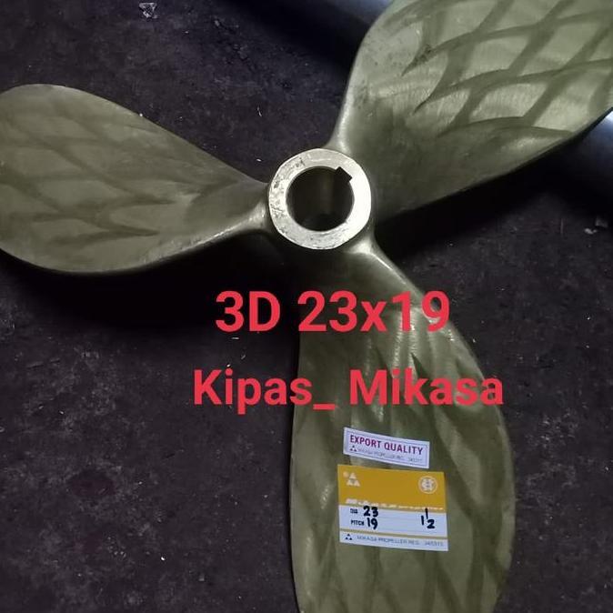 Kipas Kapal Mikasa / Propeler 3D 23x19