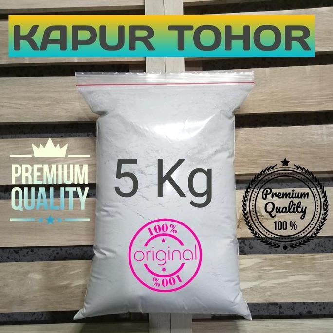 Pilihan- 5 Kg Kapur Tohor Cao / Kapur Tohor Gamping Serbuk / Kapur Sirih Gamping ,Banyak Manfaat
