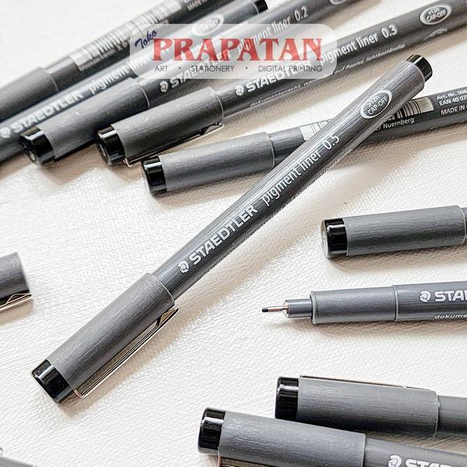 (Best) Staedtler Pigment Liner Drawing Pen | Pena Gambar
