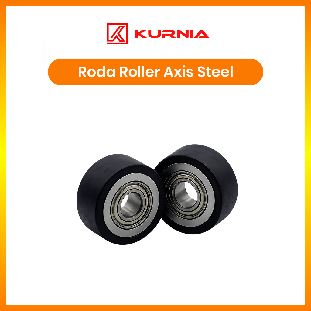 Rhinotech Roda Roller Axis Steel | Roda Roller Penjepit Mesin Cutting Stiker RC 60 RC 130 Teneth