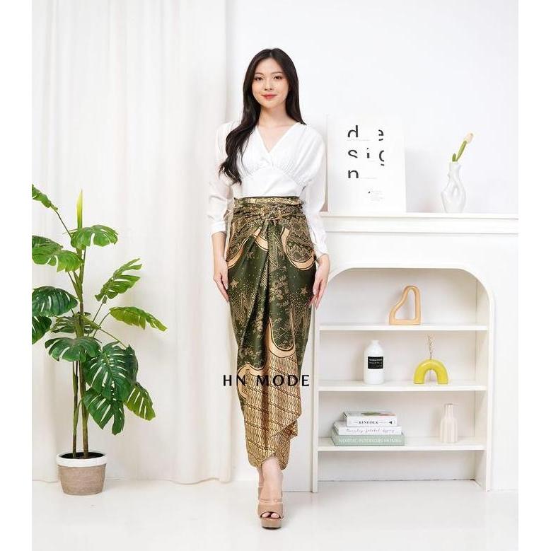 UCL_GRAMARI - HN MODE - ROK LILIT BATIK MOTIF TERBARU / KAIN LILIT BATIK FLORAL / ROK KEBAYA