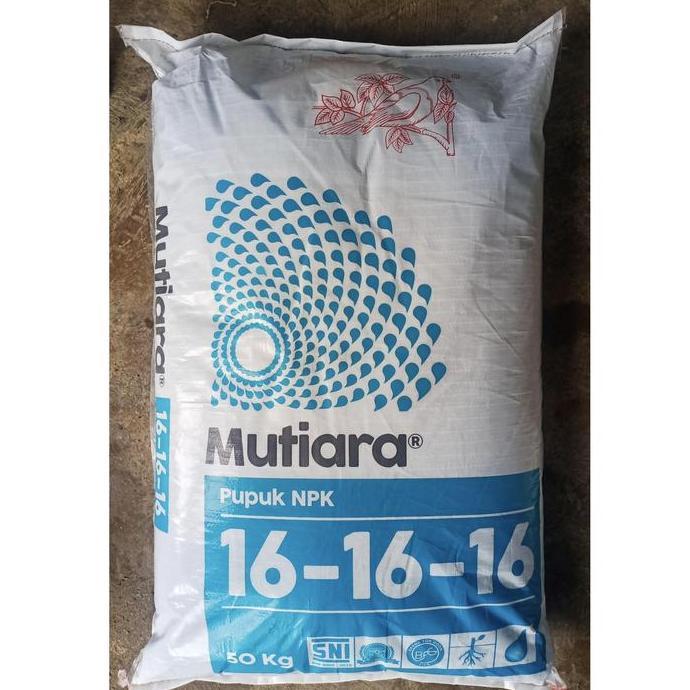 PUPUK NPK MUTIARA 161616 MEROKE KEMASAN BALL 50kg