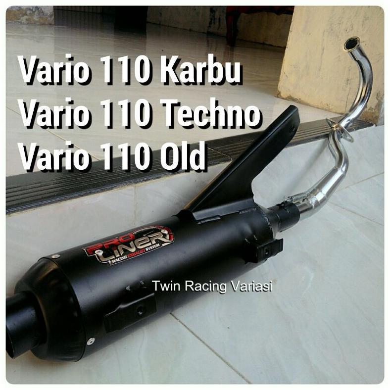 Best Seller Knalpot Tsukigi / Sugi Pro Liner Bass Adem Vario 110 Karbu / Vario 110 Techno / Vario 11