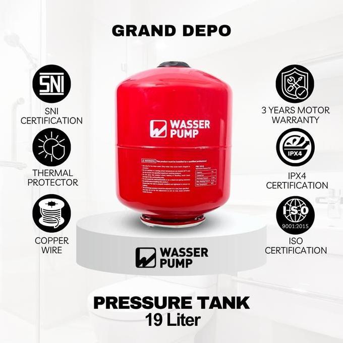 Pressure Tank 19 Liter Wasser / Pressure Tank Wasser Asli