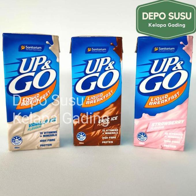 Milky- Up & Go Breakfast Cair 350Ml Sanitarium | Susu Sarapan Milk Up&Go And