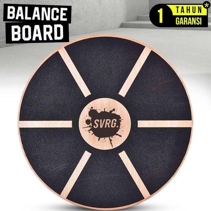 Svrg Balance Board - Wobble Board - Papan Latihan Keseimbangan - Gym