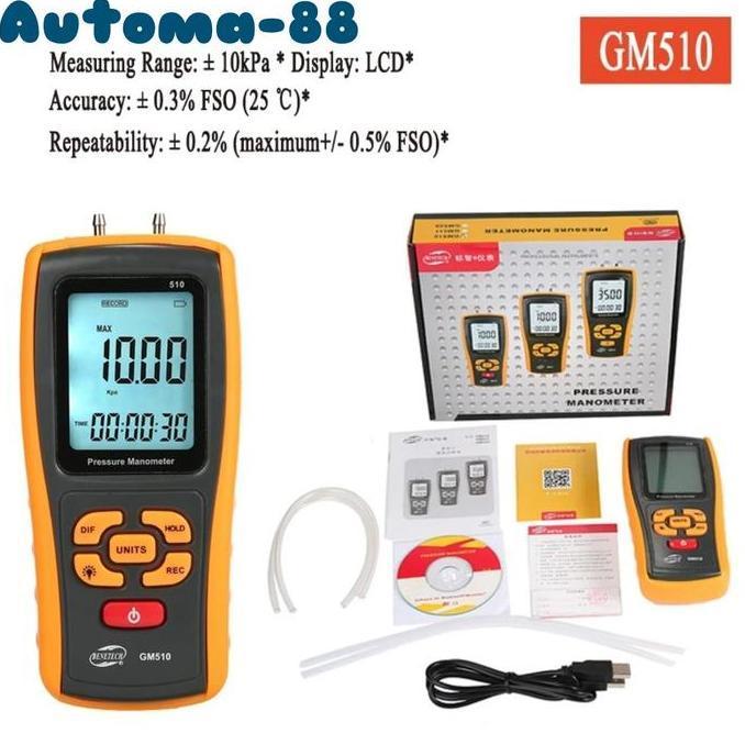 MANOMETER / DIFFERENTIAL PRESSURE / DP / PORTABLE MANOMETER DIGITAL AUTO99