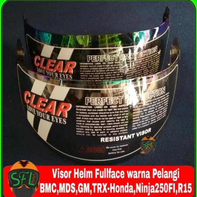 Visor kaca helm BMC mds gm honda trx fullface