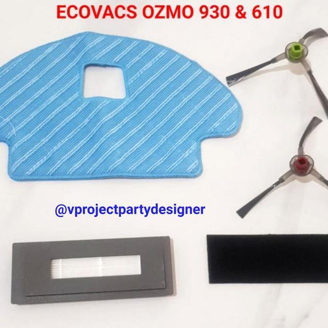 MOP CLOTH SET ECOVACS OZMO 930 DAN 610 / DEEBOT OZMO / VACUUM ROBOT PROMO