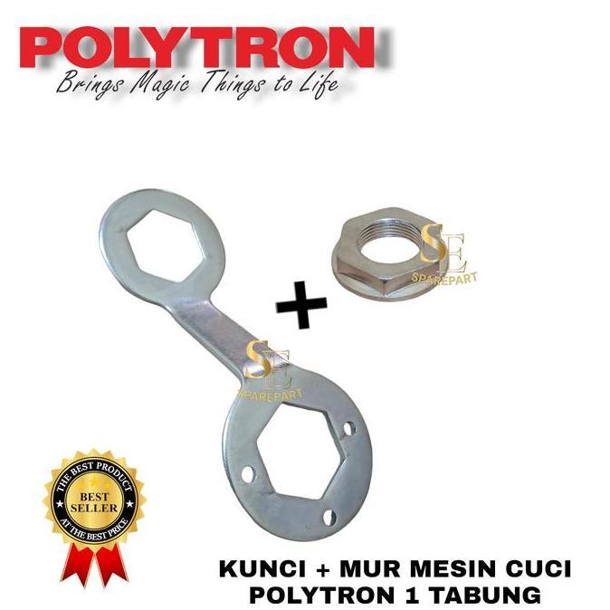 KUNCI GEARBOX DAN MUR GEARBOX MESIN CUCI POLYTRON 1 TABUNG FORSALE