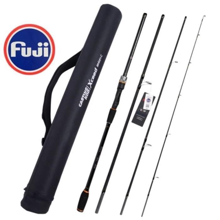 joran Goture xceed travel rod 4 section ring original Fuji