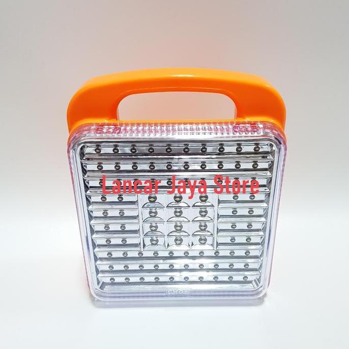 Lictwin- Lampu Emergency Cmos Hk- / Lampu Rechargeable Cmos Hk Baterai Senter Merah