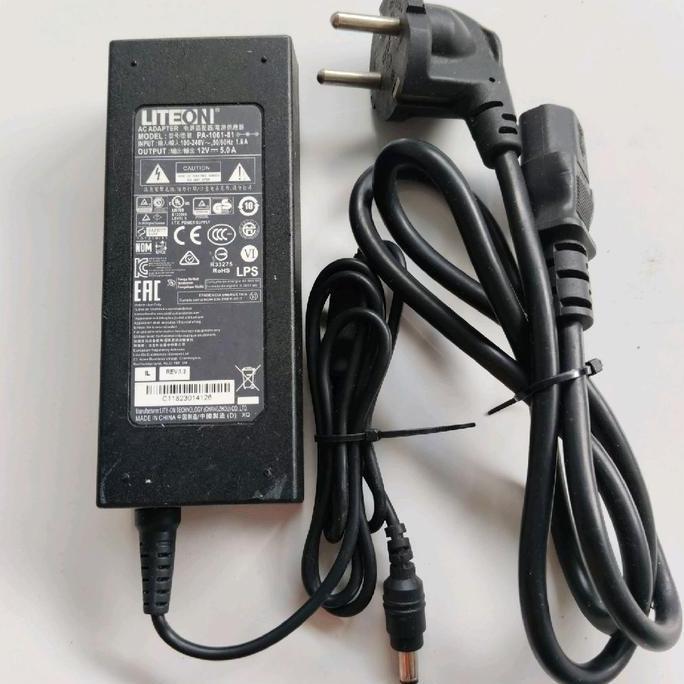 ADAPTOR 12V 5A LITE ON  / 5A 12V READY