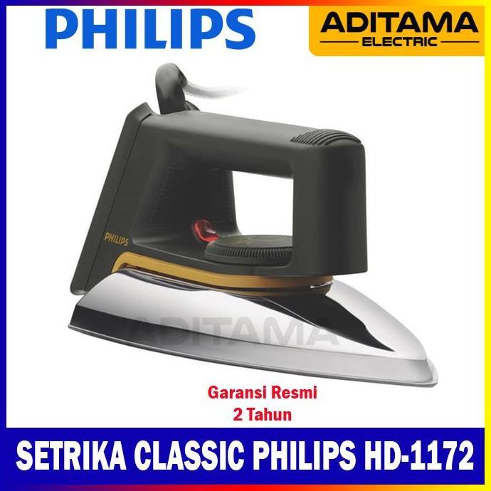 PHILIPS ELECTRIC DRY IRON HD1172/ SETRIKA PHILIPS HD-1172 BEST QUALITY