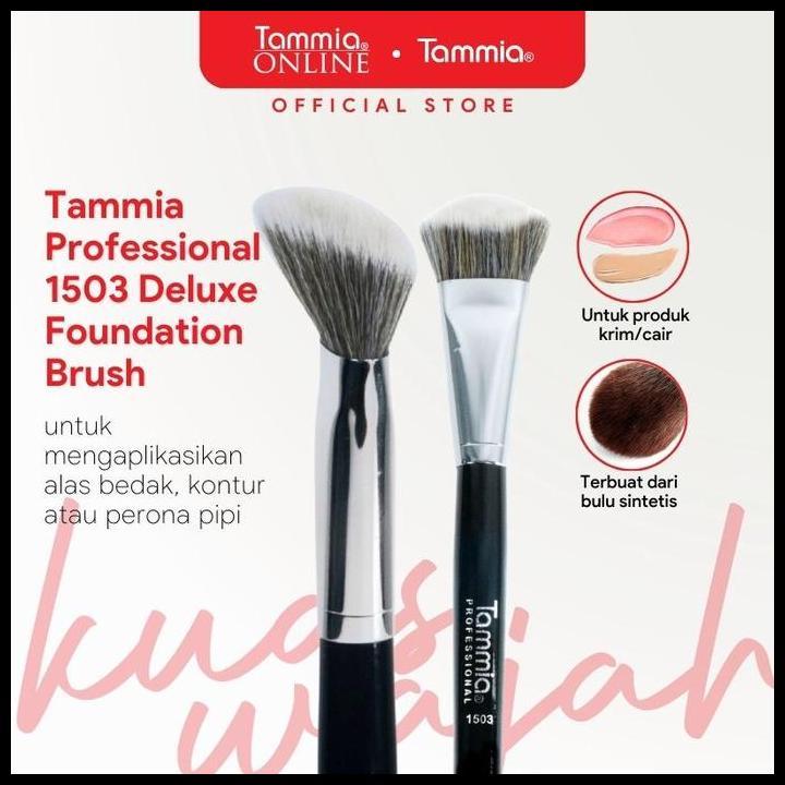 Promo Tammia Professional 1503 Deluxe Foundation Brush Kuas Wajah