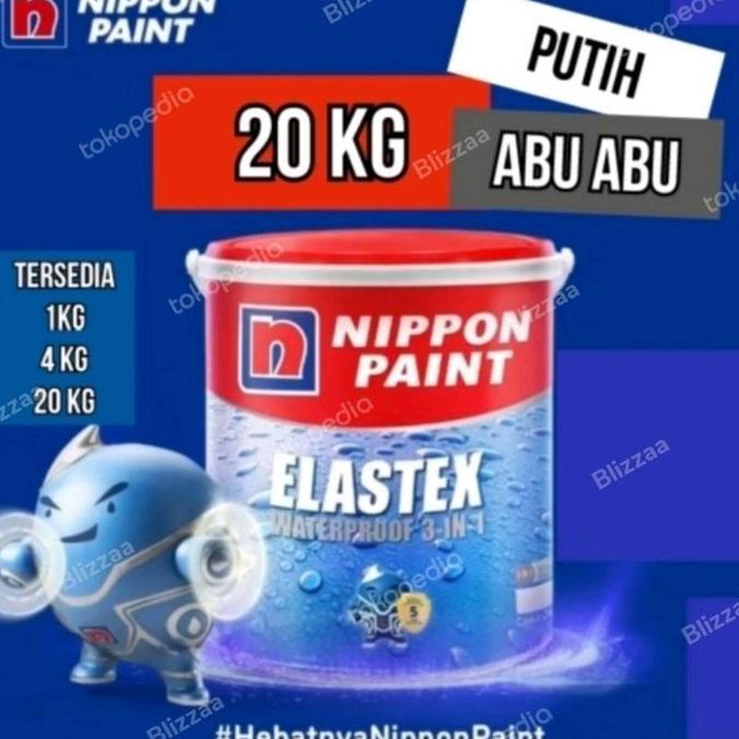 BEBAS ONGKIR - Elastex Pail 20 kg Ready Mix Asli Pabrik Elastex 20kg Elastex Waterproof Warna 20kg N
