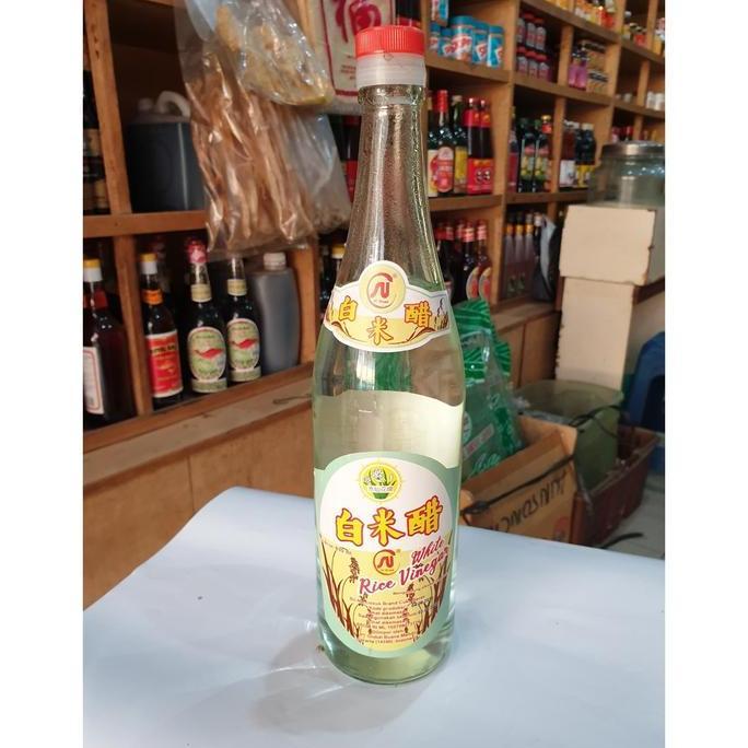 SU Brand White Rice Vinegar/ Cuka Beras Putih Fermentasi 600ml HALAL