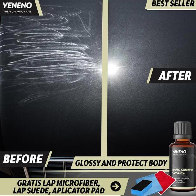 MURAH BERKUALITAS - Veneno Nano Ceramic Coating - Efek Daun Talas Dan Ultra Paint Protection - By VE