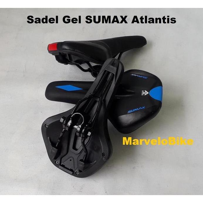 Jok Sadel Gel Sepeda Lipat MTB Fixie Balap Sumax Atlantis
