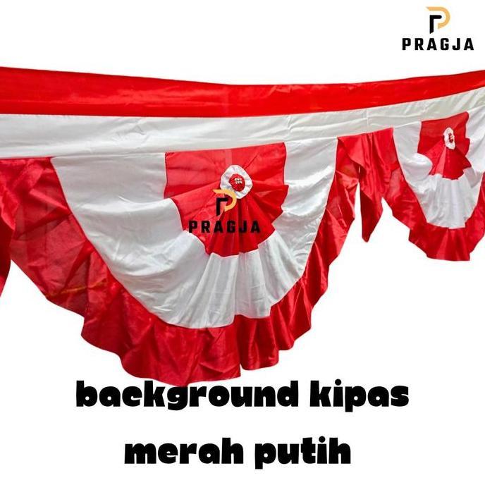 Bendera Panjang Background Bendera Rempel Merah Putih